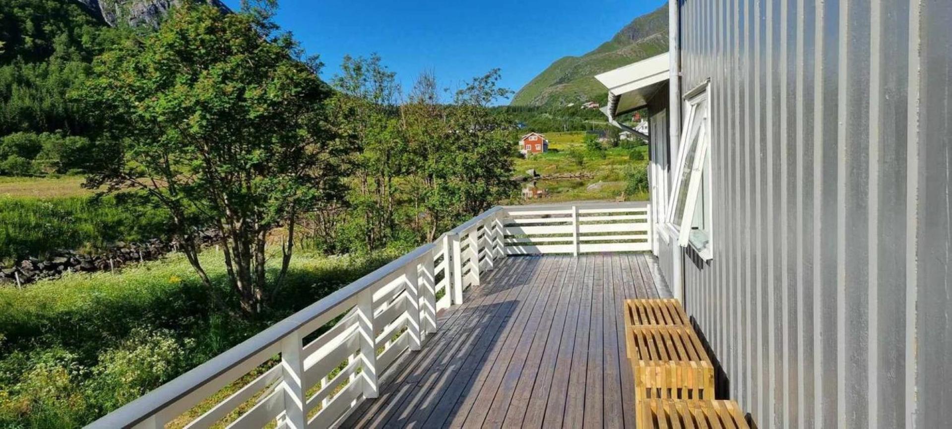 Landsbyhus I Lofoten Napp Экстерьер фото